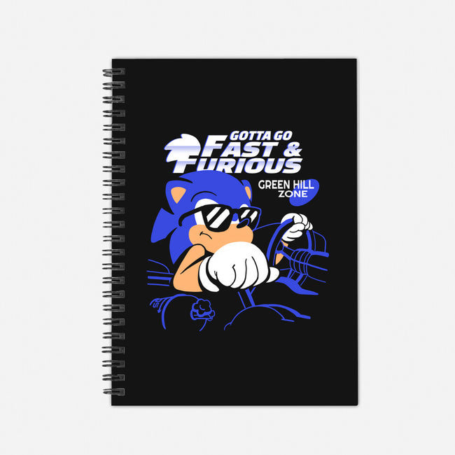 Gotta Go Fast & Furious-none dot grid notebook-estudiofitas