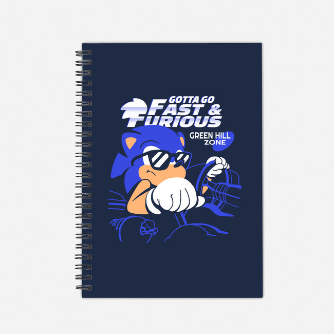 Gotta Go Fast & Furious-none dot grid notebook-estudiofitas