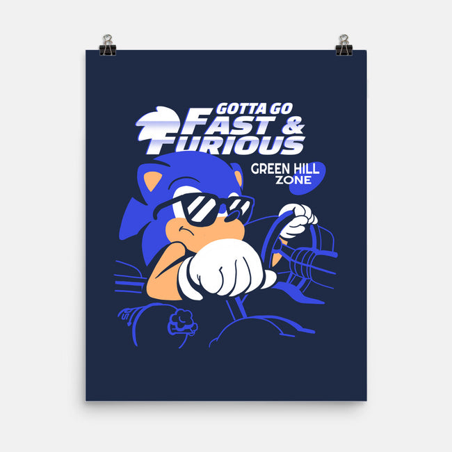 Gotta Go Fast & Furious-none matte poster-estudiofitas