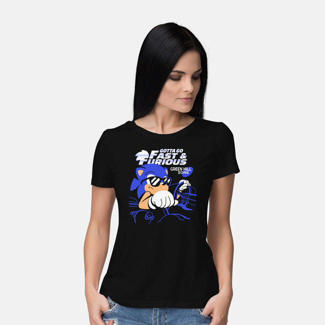 Gotta Go Fast & Furious-womens basic tee-estudiofitas