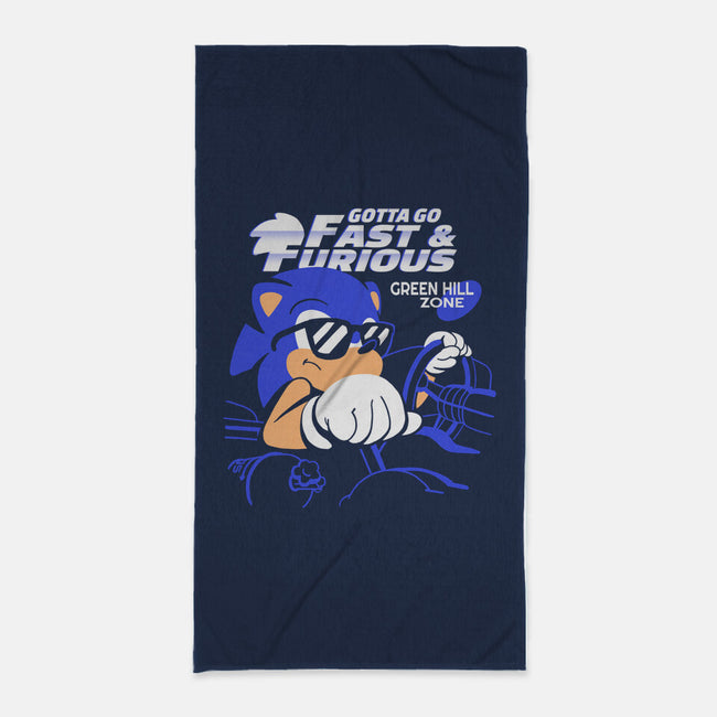 Gotta Go Fast & Furious-none beach towel-estudiofitas