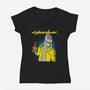 Cyberdrunk-womens v-neck tee-retrodivision