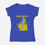 Cyberdrunk-womens v-neck tee-retrodivision