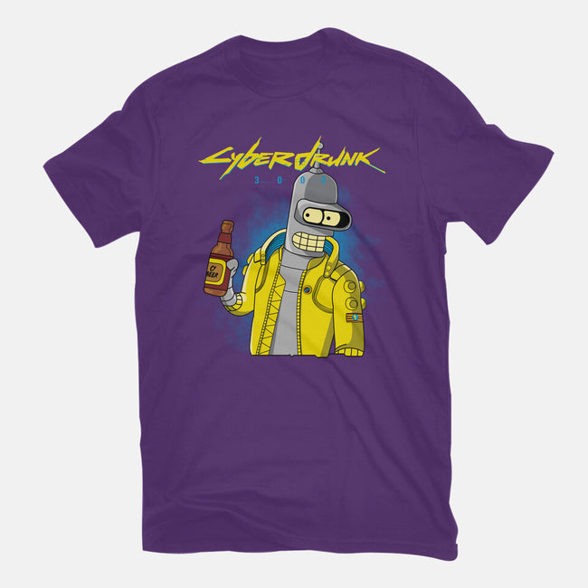 Cyberdrunk-womens fitted tee-retrodivision