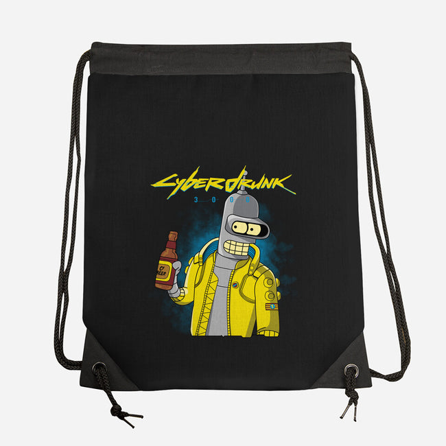 Cyberdrunk-none drawstring bag-retrodivision