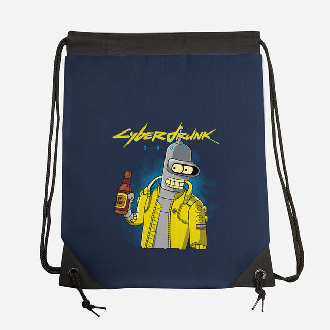 Cyberdrunk-none drawstring bag-retrodivision
