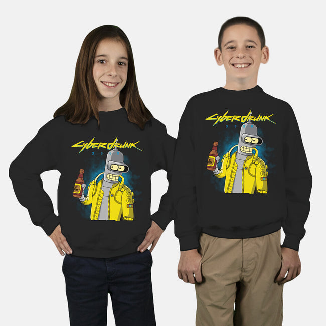 Cyberdrunk-youth crew neck sweatshirt-retrodivision