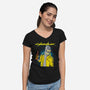 Cyberdrunk-womens v-neck tee-retrodivision