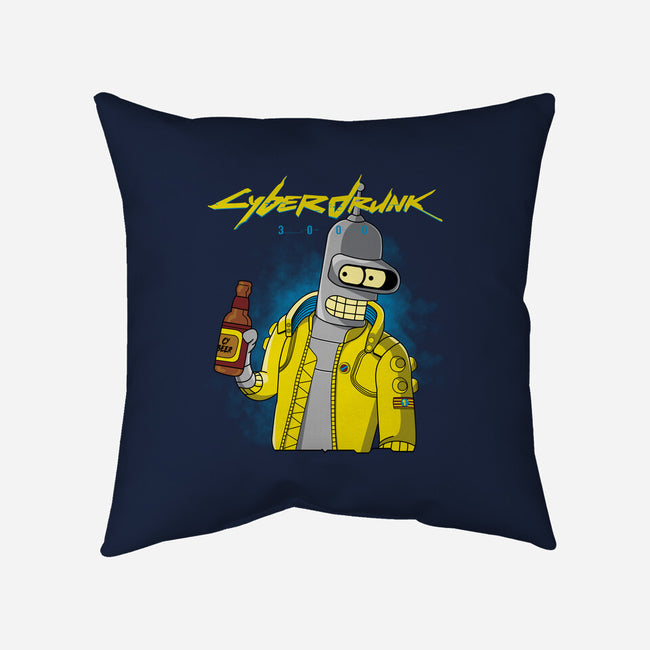 Cyberdrunk-none removable cover w insert throw pillow-retrodivision