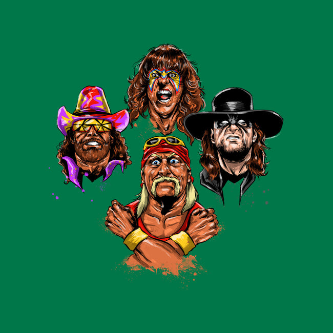 Wrestlers Rhapsody-none removable cover w insert throw pillow-zascanauta