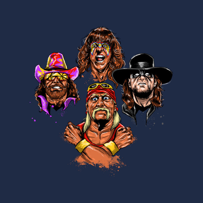 Wrestlers Rhapsody-none removable cover w insert throw pillow-zascanauta