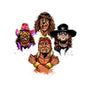 Wrestlers Rhapsody-none removable cover w insert throw pillow-zascanauta