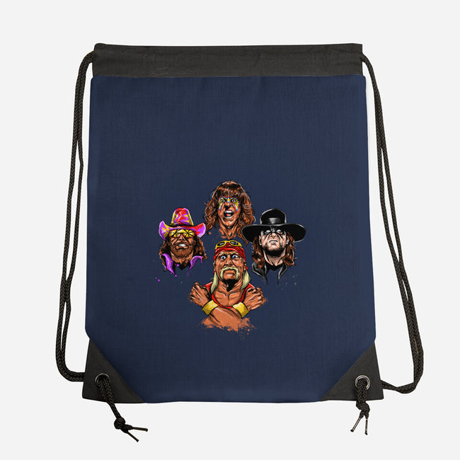 Wrestlers Rhapsody-none drawstring bag-zascanauta