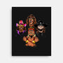 Wrestlers Rhapsody-none stretched canvas-zascanauta