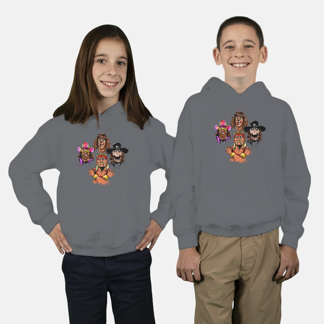 Wrestlers Rhapsody-youth pullover sweatshirt-zascanauta