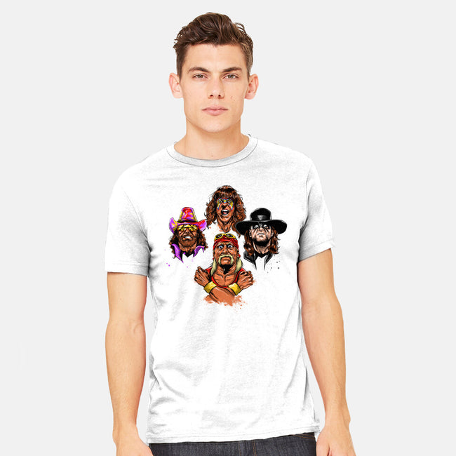 Wrestlers Rhapsody-mens heavyweight tee-zascanauta