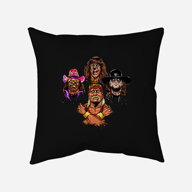 Wrestlers Rhapsody-none removable cover throw pillow-zascanauta