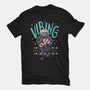 Vibing Since 2021-womens fitted tee-Geekydog