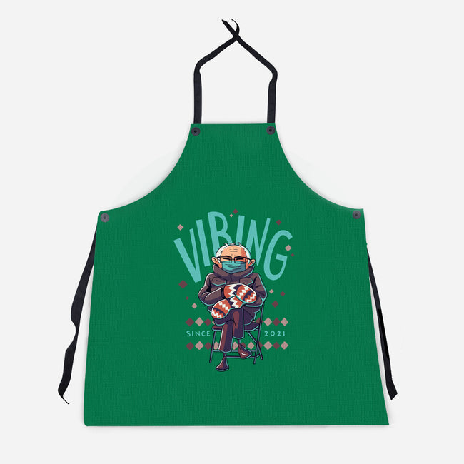 Vibing Since 2021-unisex kitchen apron-Geekydog