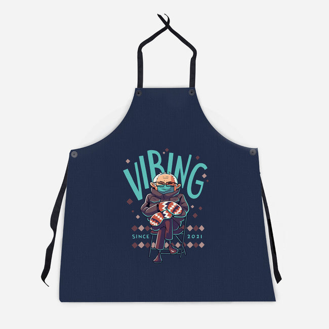 Vibing Since 2021-unisex kitchen apron-Geekydog