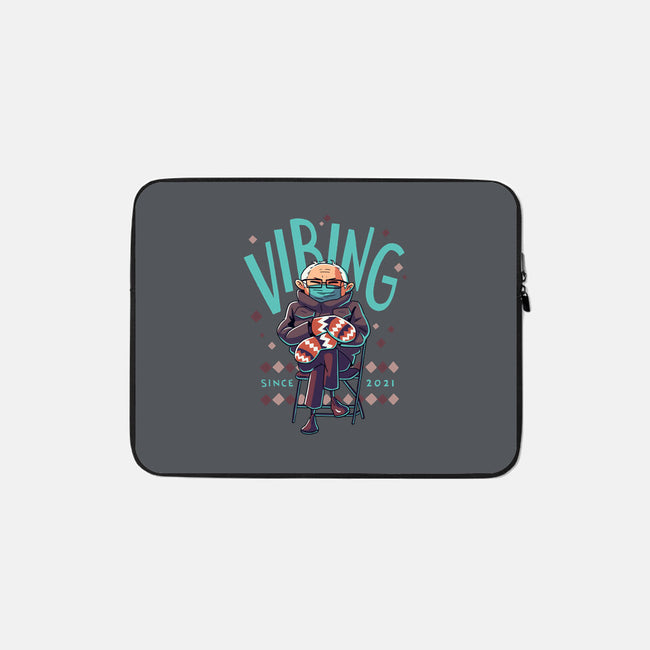 Vibing Since 2021-none zippered laptop sleeve-Geekydog