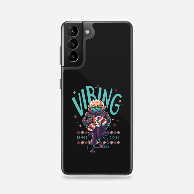 Vibing Since 2021-samsung snap phone case-Geekydog