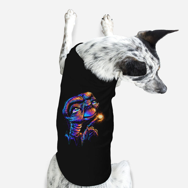 Colorful Visitor-dog basic pet tank-glitchygorilla