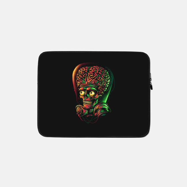 Colorful Attack-none zippered laptop sleeve-glitchygorilla