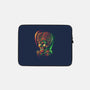 Colorful Attack-none zippered laptop sleeve-glitchygorilla