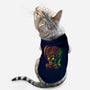 Colorful Attack-cat basic pet tank-glitchygorilla