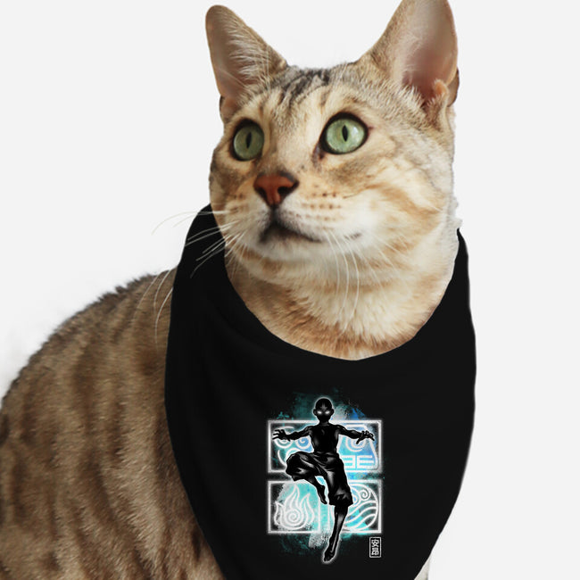 Cosmic Elemental-cat bandana pet collar-fanfreak1