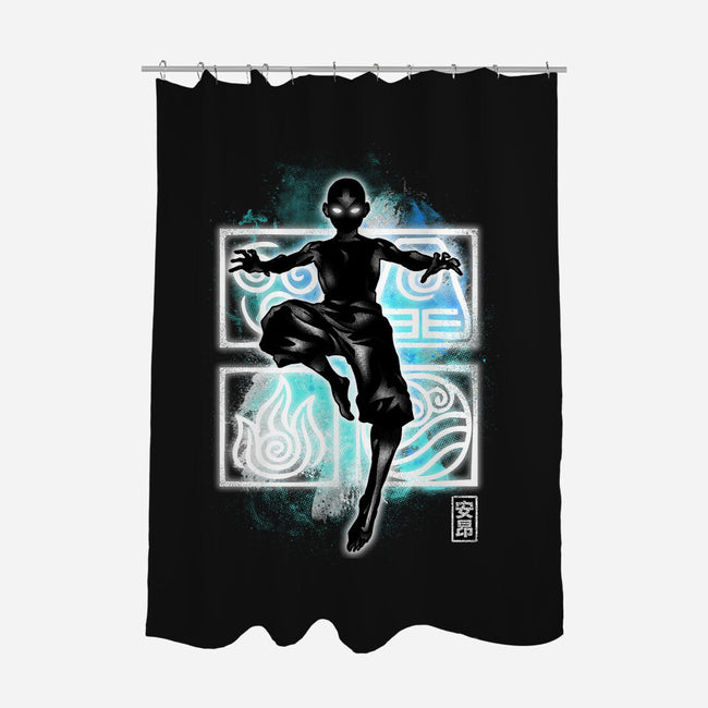 Cosmic Elemental-none polyester shower curtain-fanfreak1