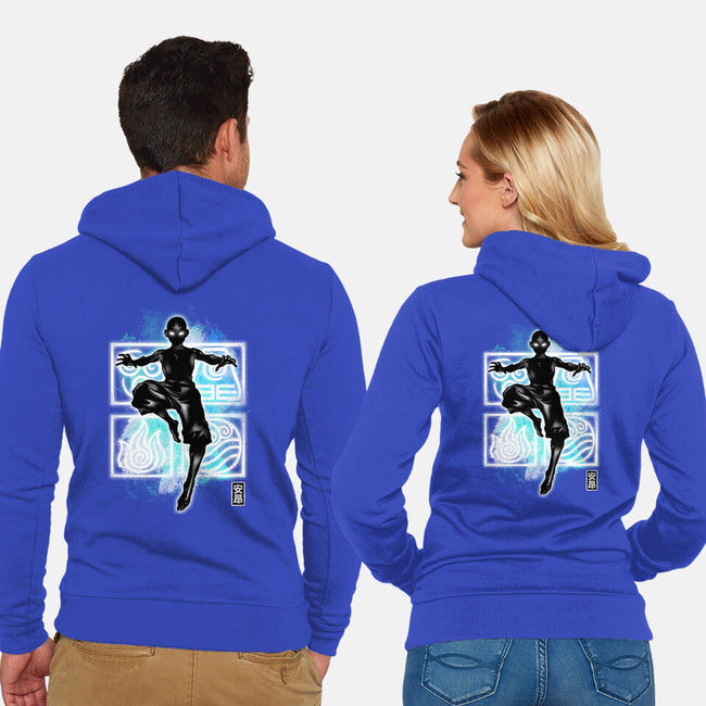Cosmic Elemental-unisex zip-up sweatshirt-fanfreak1