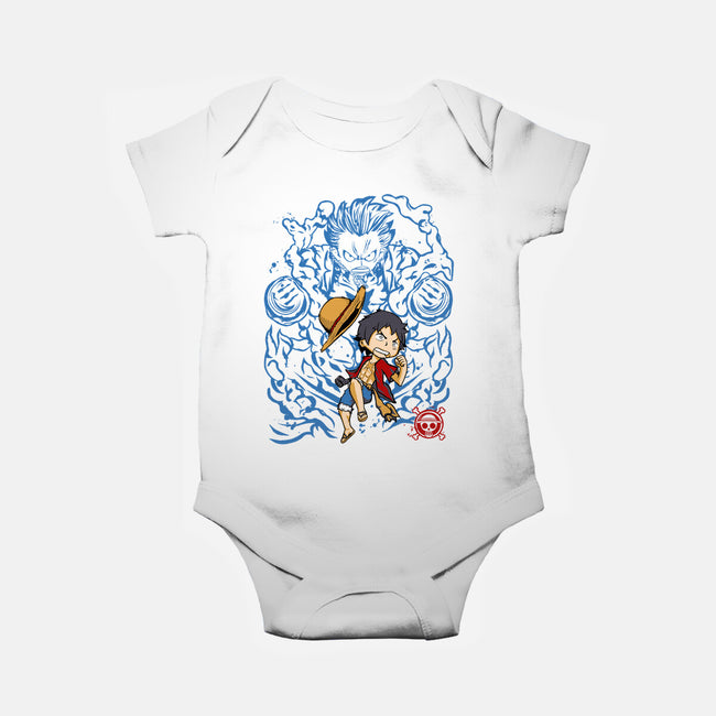 Be a Pirate King!-baby basic onesie-RamenBoy