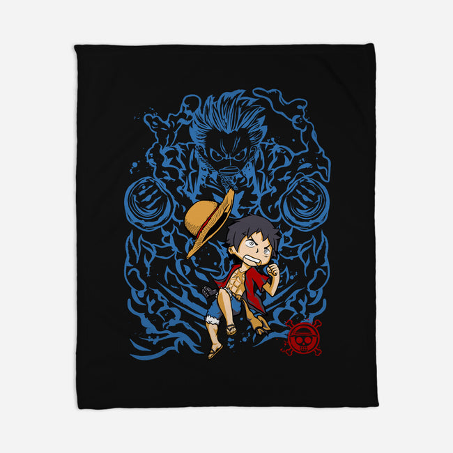Be a Pirate King!-none fleece blanket-RamenBoy