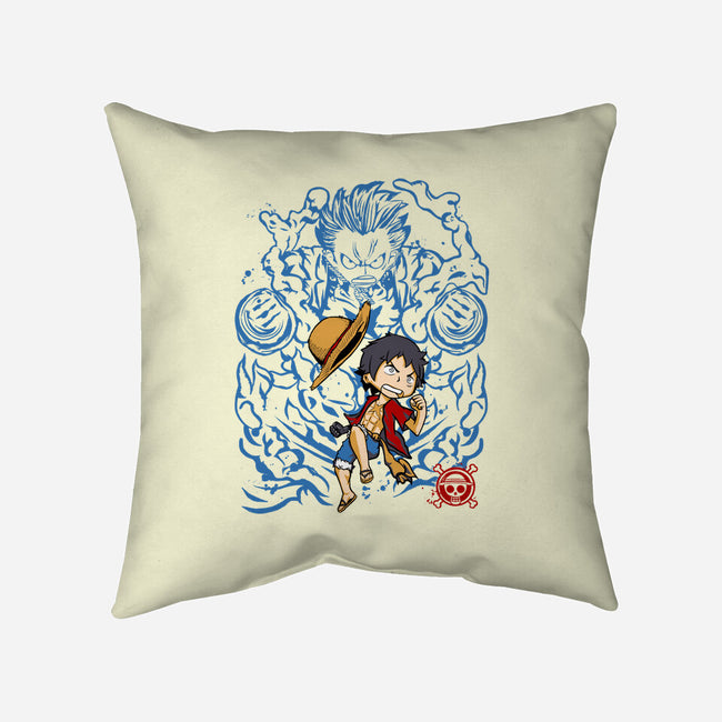 Be a Pirate King!-none removable cover w insert throw pillow-RamenBoy