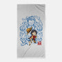 Be a Pirate King!-none beach towel-RamenBoy