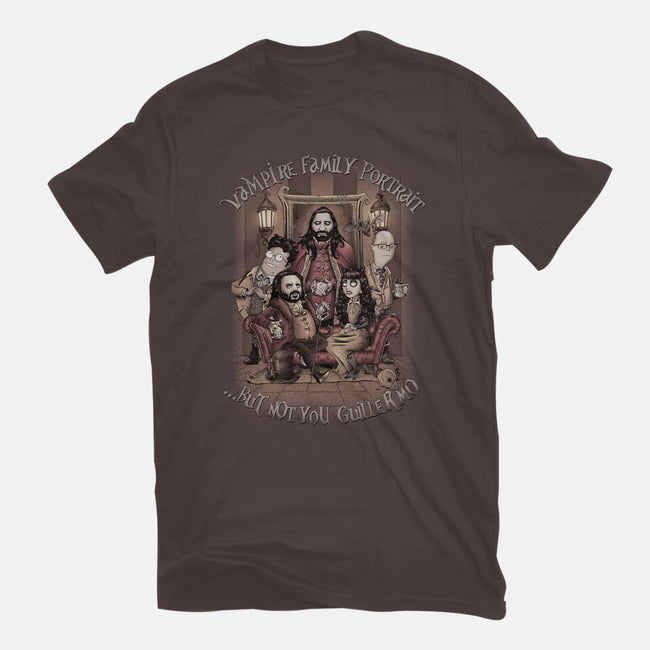 Vampire Family Portrait-mens basic tee-saqman