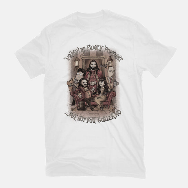 Vampire Family Portrait-mens basic tee-saqman