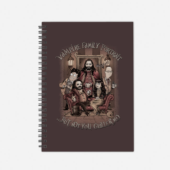 Vampire Family Portrait-none dot grid notebook-saqman