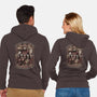 Vampire Family Portrait-unisex zip-up sweatshirt-saqman