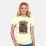 Vampire Family Portrait-womens fitted tee-saqman