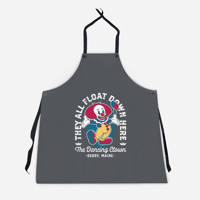 The Dancing Clown-unisex kitchen apron-Nemons