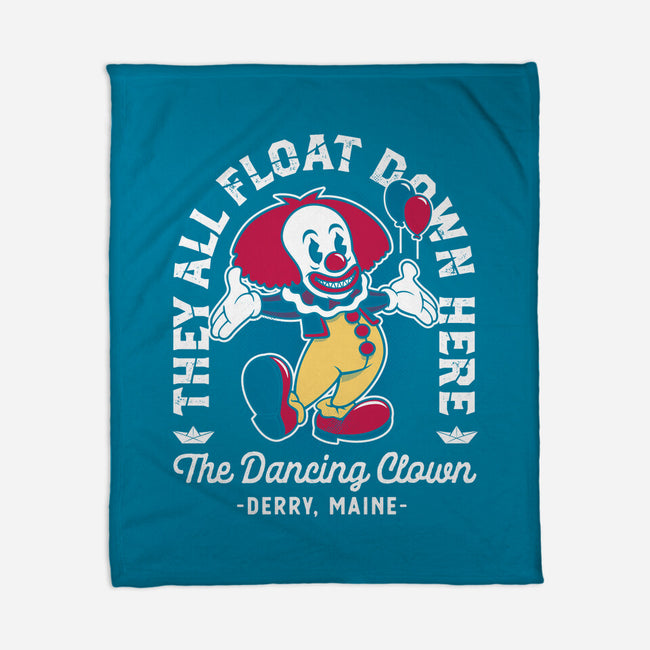 The Dancing Clown-none fleece blanket-Nemons