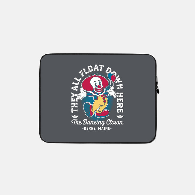 The Dancing Clown-none zippered laptop sleeve-Nemons