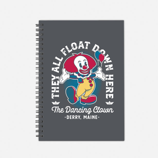 The Dancing Clown-none dot grid notebook-Nemons