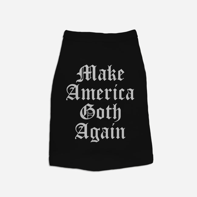 Make America Goth Again-cat basic pet tank-Thiago Correa