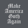 Make America Goth Again-none non-removable cover w insert throw pillow-Thiago Correa