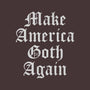 Make America Goth Again-none non-removable cover w insert throw pillow-Thiago Correa