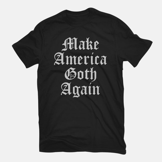 Make America Goth Again-womens basic tee-Thiago Correa